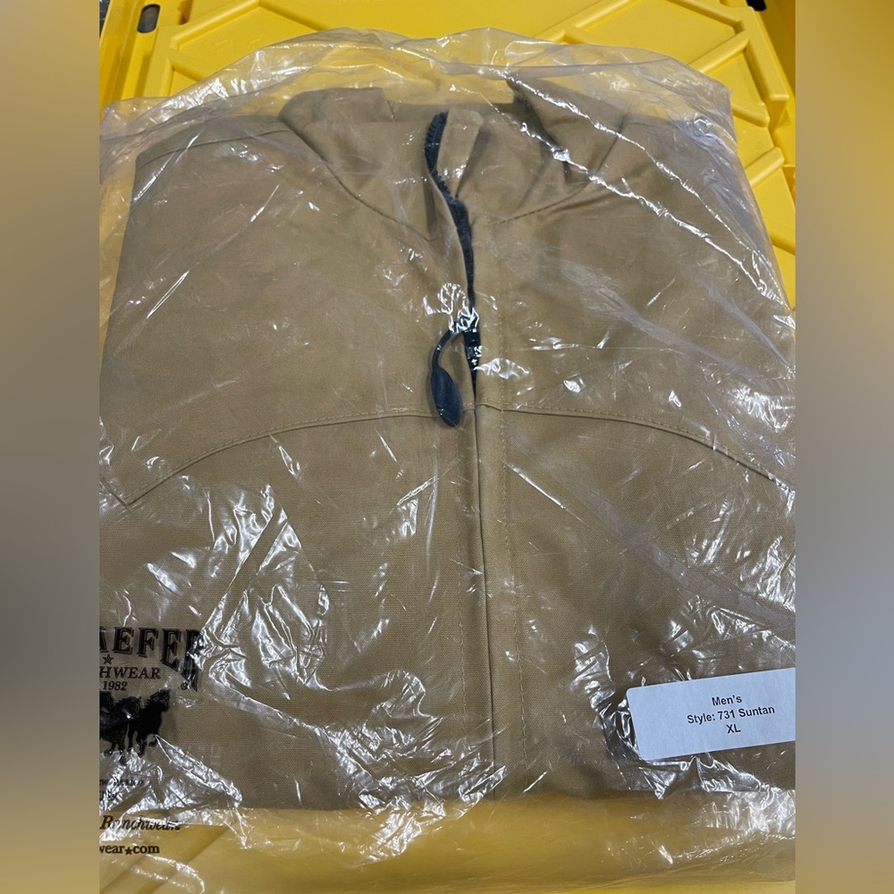 Schaefer ranch wear jacket size XL